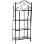 Shelves Alexandra House Living Black Iron Tile 27 x 133 x 57 cm