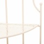 Corner Shelves Alexandra House Living White Metal Iron Ironwork 30 x 38 x 30 cm