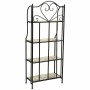 Shelves Alexandra House Living Black Iron Ironwork Tile 27 x 133 x 57 cm