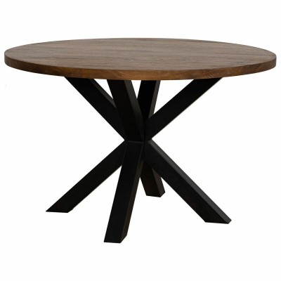 Table Alexandra House Living Marron 120 x 76 x 120 cm