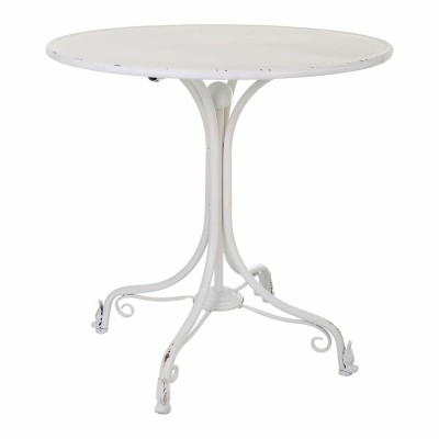 Table Alexandra House Living Blanc 80 x 78 x 80 cm