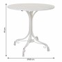 Table Alexandra House Living White 80 x 78 x 80 cm