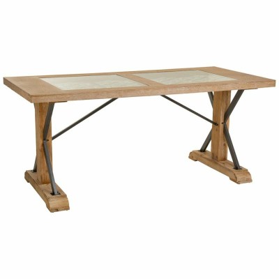 Table Alexandra House Living Marron 85 x 78 x 180 cm