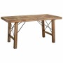 Table Alexandra House Living Brown 80 x 77 x 160 cm