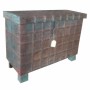 Chest Alexandra House Living Brown Iron Acacia Mango wood 45 x 75 x 145 cm