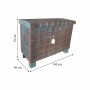 Coffre Alexandra House Living Marron Fer Acacia Bois de manguier 45 x 75 x 145 cm