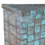 Chest Alexandra House Living Blue Iron Acacia Mango wood 46 x 86 x 130 cm