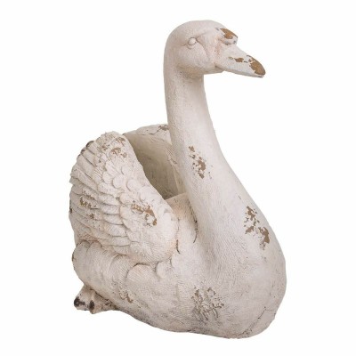 Cache-pot Alexandra House Living Swan Fibre de Verre Magnésium 35 x 48 x 51 cm