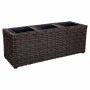 Cache-pot Alexandra House Living Marron Fer Rotin Plastique 18 x 18 x 48 cm