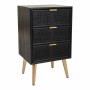 Nightstand Alexandra House Living Black Golden