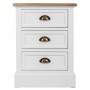 Nightstand Alexandra House Living White Brown 35 x 60 x 45 cm