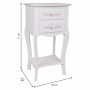 Nightstand Alexandra House Living White 31 x 71 x 38 cm