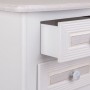 Nightstand Alexandra House Living White 31 x 71 x 38 cm