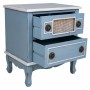 Nightstand Alexandra House Living Blue 36 x 56 x 50 cm