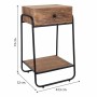 Nightstand Alexandra House Living 32 x 73 x 43 cm