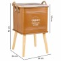 Nightstand Alexandra House Living Brown 34 x 34 x 55 cm