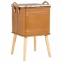 Nightstand Alexandra House Living Brown 34 x 34 x 55 cm