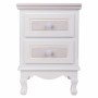 Nightstand Alexandra House Living White 33 x 53 x 37 cm