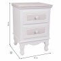 Nightstand Alexandra House Living White 33 x 53 x 37 cm