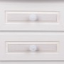 Nightstand Alexandra House Living White 34 x 57 x 42 cm