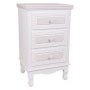 Nightstand Alexandra House Living White 33 x 68 x 41 cm