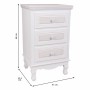 Nightstand Alexandra House Living White 33 x 68 x 41 cm