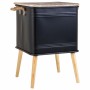 Table de Nuit Alexandra House Living Noir 41 x 41 x 61 cm