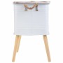 Nightstand Alexandra House Living Grey 34 x 34 x 55 cm