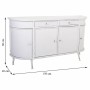 Buffet Alexandra House Living Blanc Fer 40 x 80 x 150 cm