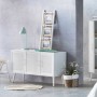 Buffet Alexandra House Living Blanc Argenté Bambou Bois MDF 41 x 71 x 120 cm