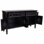 Sideboard Alexandra House Living Black Metal Glass Fir wood 38 x 80 x 140 cm