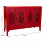 Sideboard Alexandra House Living Red Fir wood MDF Wood 40 x 86 x 120 cm