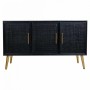 Sideboard Alexandra House Living Black Golden MDF Wood