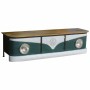 Sideboard Alexandra House Living Blue White Iron Mango wood 50 x 50 x 183 cm