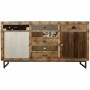 Buffet Alexandra House Living Marron Bois Métal Fer 47 x 95 x 180 cm