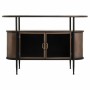 Sideboard Alexandra House Living Brown Metal Glass 42 x 80 x 121 cm