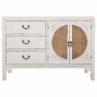 Buffet Alexandra House Living Blanc Rotin Bois d'épicéa 36 x 73 x 106 cm