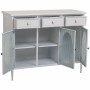 Buffet Alexandra House Living Blanc Métal verre 40 x 80 x 100 cm