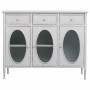 Buffet Alexandra House Living Blanc Métal verre 40 x 80 x 100 cm