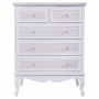 Chest of drawers Alexandra House Living White MDF Wood 40 x 105 x 80 cm