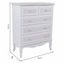 Chest of drawers Alexandra House Living White MDF Wood 40 x 105 x 80 cm