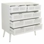 Chest of drawers Alexandra House Living White Bamboo MDF Wood 39 x 81 x 80 cm