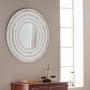 Miroir mural Alexandra House Living Blanc Bois d'épicéa Bois MDF 2 x 40 x 80 cm