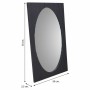 Miroir mural Alexandra House Living Doré Gris foncé Bois MDF 2 x 80 x 50 cm