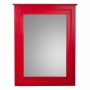 Miroir mural Alexandra House Living Rouge verre Bois d'épicéa 3 x 90 x 70 cm