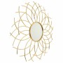 Wall mirror Alexandra House Living Golden Metal Glass 3 x 89 x 89 cm