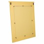 Wall mirror Alexandra House Living Yellow Glass Fir wood 3 x 90 x 70 cm