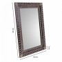 Miroir mural Alexandra House Living Blanc Marron Bois MDF 1 x 62 x 42 cm