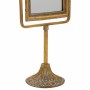 Mirror with Mounting Bracket Alexandra House Living Gold Resin 9 x 35 x 18 cm