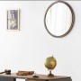 Miroir mural Alexandra House Living Or verre Fer 2 x 61 x 61 cm